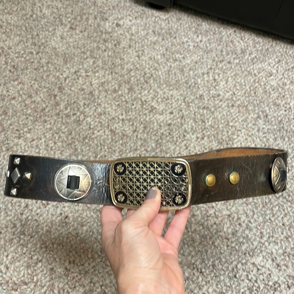 Vintage leather belt - Picture 2 of 8